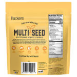 Multi Seed, органические крекеры на растительной основе, Cheeze-Pleaze, чеснок и специи, 113 г (4 унции) — Flackers — изображение 2