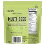 Multi Seed, органические крекеры на растительной основе, пряный перец чили и лайм, 113 г (4 унции) — Flackers — изображение 2