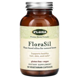 FloraSil, 90 вегетарианских капсул (9 мг в 1 капсуле) — Flora