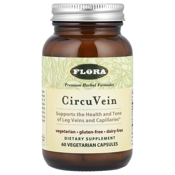 flo61578_v_27.jpg CircuVein, 60 вегетарианских капсул — Flora