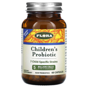 Children's Probiotic, 60 капсул — Flora