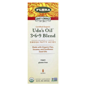 Udo's Choice, органическая смесь Udo's Oil 3,6,9, 250 мл (8,5 жидк. унции) — Flora
