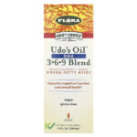 Udo's Choice, смесь Udo's Oil с ДГК 3-6-9, 500 мл (17 жидких унций) — Flora