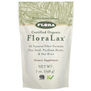 Certified Organic FloraLax, органический продукт, 198 г (7 унций) — Flora