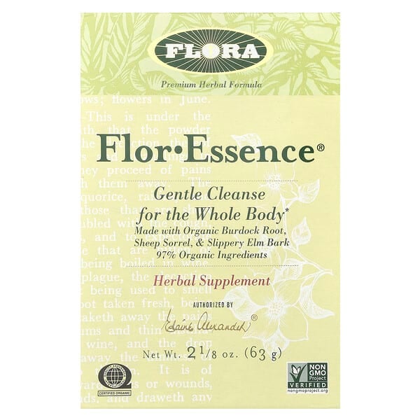 flo68090_v_60.jpg Flor Essence, мягкий детокс для всего тела, 63 г (2 1/8 унции) — Flora