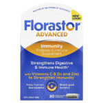Advanced, Immunity Probiotic & Immune Supplement, 30 Vegetarian Capsules — Florastor