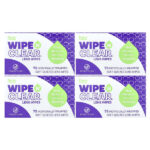 Wipe 'N Clear, салфетки для объектива, 4 упаковки, 75 индивидуально упакованных мягких салфеток для объектива — Flents