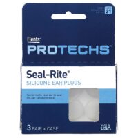 Protechs, силиконовые беруши Seal-Rite, 3 пара в футляре — Flents