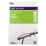 Wipe 'N Clear, увлажняющие салфетки для линз, 100 шт. — Flents
