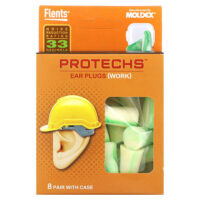 Protechs, беруши для работы, 8 пар в футляре — Flents