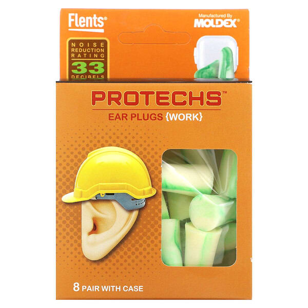fls68051_v_8.jpg Protechs, беруши для работы, 8 пар в футляре — Flents