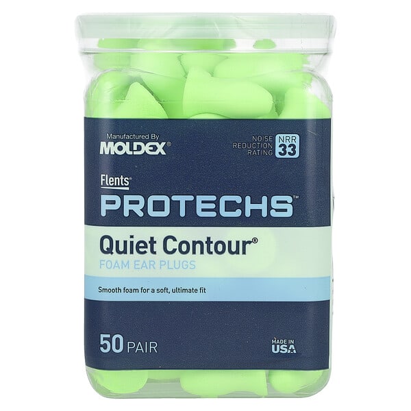 fls69015_v_8.jpg Protechs, Quiet Contour, беруши, 50 пар — Flents