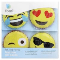 Hot/Cold Boo Boo, гелевые компрессы, эмодзи, 4 шт. — FOMI