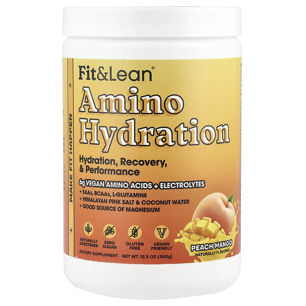 fnl01017_v_8.jpg Amino Hydration, персик и манго, 350 г (12,3 унции) — Fit & Lean
