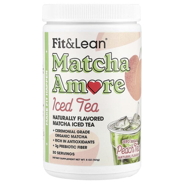fnl01019_v_8.jpg Чай со льдом Matcha Amore, персиковый чай, 141 г (5 унций) — Fit & Lean
