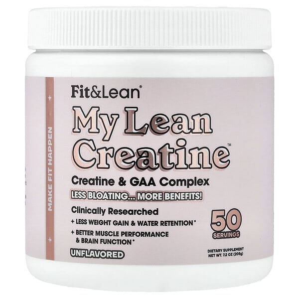 fnl01042_v_8.jpg My Lean Creatine™, без добавок, 205 г (7,2 унции) — Fit & Lean
