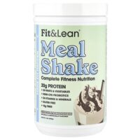 Meal Shake, комплексное питание для физической активности, шоколадный молочный коктейль, 450 г (1 фунт) — Fit & Lean