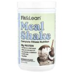 Meal Shake, комплексное питание для фитнеса, печенье и сливки, 450 г (1 фунт) — Fit & Lean