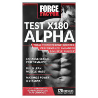 Test X180 Alpha®, 120 капсул — Force Factor