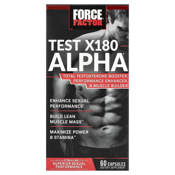 foa01451_v_48.jpg Test X180 Alpha®, 60 капсул — Force Factor