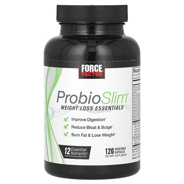 foa01478_v_33.jpg ProbioSlim, средства для снижения веса, 120 вегетарианских капсул — Force Factor