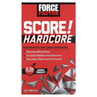 SCORE! Hardcore, средство для повышения производительности и либидо, 120 таблеток — Force Factor