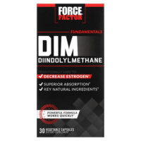 Fundamentals, DIM, дииндолилметан, 30 вегетарианских капсул — Force Factor