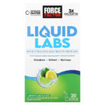 Liquid Labs, лимон и лайм, 20 пакетиков по 7 г (0,25 унции) — Force Factor