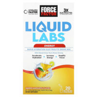 Liquid Labs, Energy, манго и маргарита, 20 пакетиков по 8 г (0,28 унции) — Force Factor