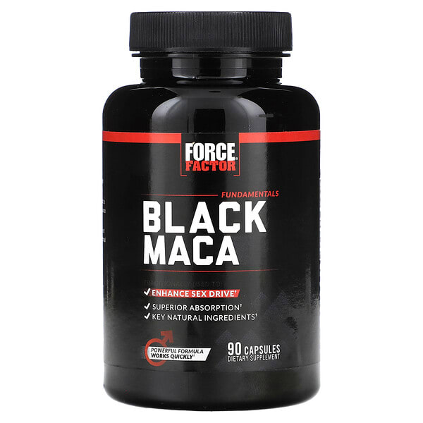 foa66017_v_8.jpg Fundamentals, чёрная мака, 90 капсул — Force Factor