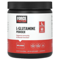 L-глютамин в виде порошка, без вкусовых добавок, 306 г (10,8 унции) — Force Factor