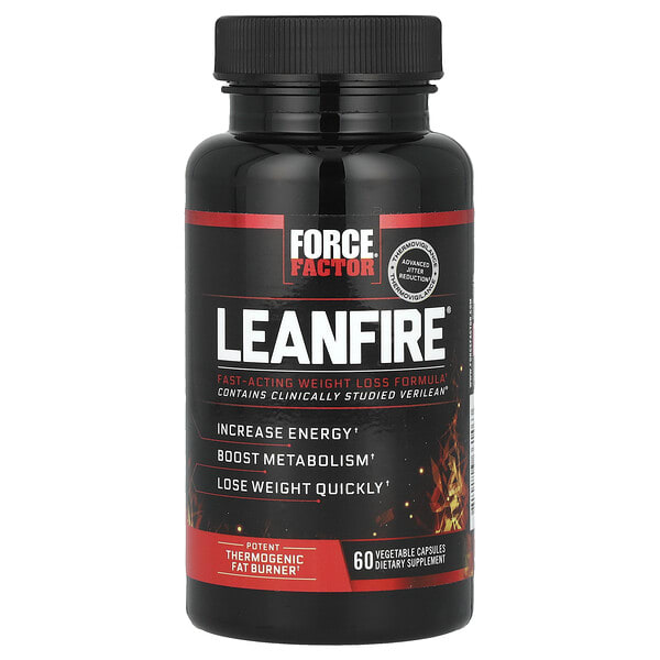 foa66146_v_24.jpg LeanFire®, 60 растительных капсул — Force Factor