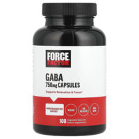 ГАМК, 750 мг, 100 растительных капсул — Force Factor