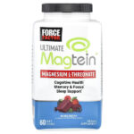 Ultimate Magtein®, L-треонат магния, ягодное ассорти, 60 жевательных таблеток — Force Factor