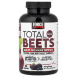 Total Beets®, жевательные таблетки для поддержки артериального давления, со вкусом ягод, 60 жевательных таблеток — Force Factor