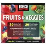фрукты и овощи, 2 флакона по 90 капсул — Force Factor