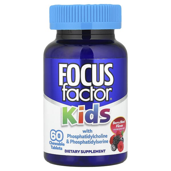 fof10503_v_55.jpg Kids With Phosphatidylcholine & Phosphatidylserine, Berry Blast, 60 жевательных таблеток — Focus Factor