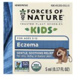 Kids, экзема, для детей от 3 до 12 лет, 5 мл (0,17 жидк. унции) — Forces of Nature — изображение 2