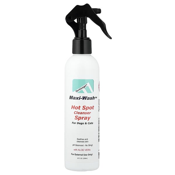 fot00721_v_8.jpg Forticept, Maxi-Wash™, спрей для очищения активных пятен, для собак и кошек, 236 мл (8 жидк. унций)