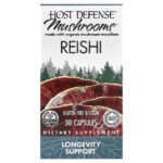 Mushrooms™, рейши, 30 капсул (0,5 г в 1 капсуле) — Host Defense