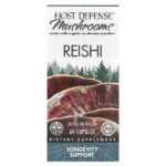 Mushrooms™, рейши, 60 капсул (0,5 г в 1 капсуле) — Host Defense