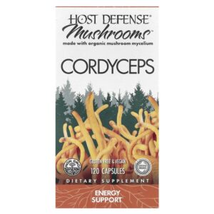 Mushrooms™, кордицепс, 120 капсул (0,5 г в 1 капсуле) — Host Defense
