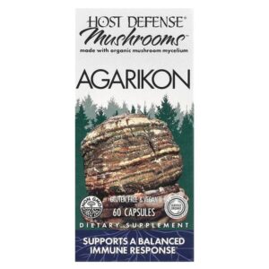 Mushrooms™, агарик, 60 капсул (500 мг в 1 капсуле) — Host Defense