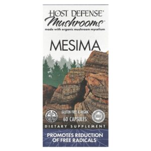 Mushrooms™, Mesima, 60 капсул (0,5 г в 1 капсуле) — Host Defense