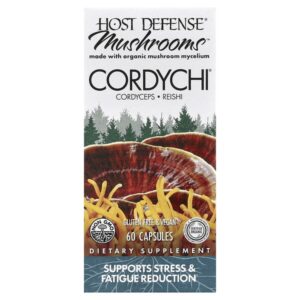 Mushrooms™, Cordychi®, 60 капсул — Host Defense
