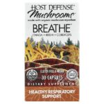 Mushrooms™, Breath, 30 капсул — Host Defense
