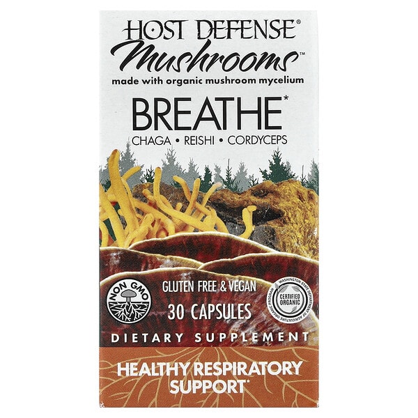 fpi03851_v_47.jpg Mushrooms™, Breath, 30 капсул — Host Defense