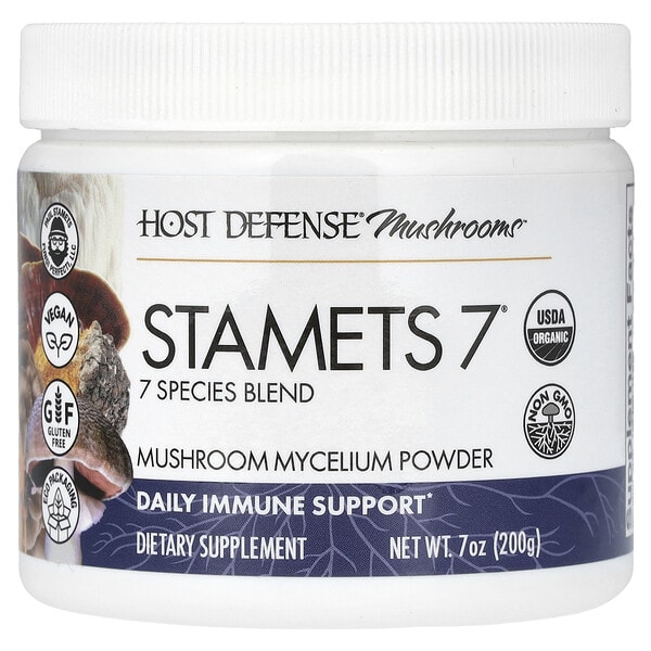 fpi30123_v_8.jpg Грибы, STAMETS 7, 200 г (7 унций) — Host Defense