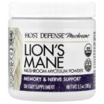 Host Defense® Mushrooms™, ежовик гребенчатый, порошок грибного мицелия, 100 г (3,5 унции) — Host Defense