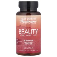 Mushrooms™ Mycobenefits, Beauty, 60 капсул — Host Defense